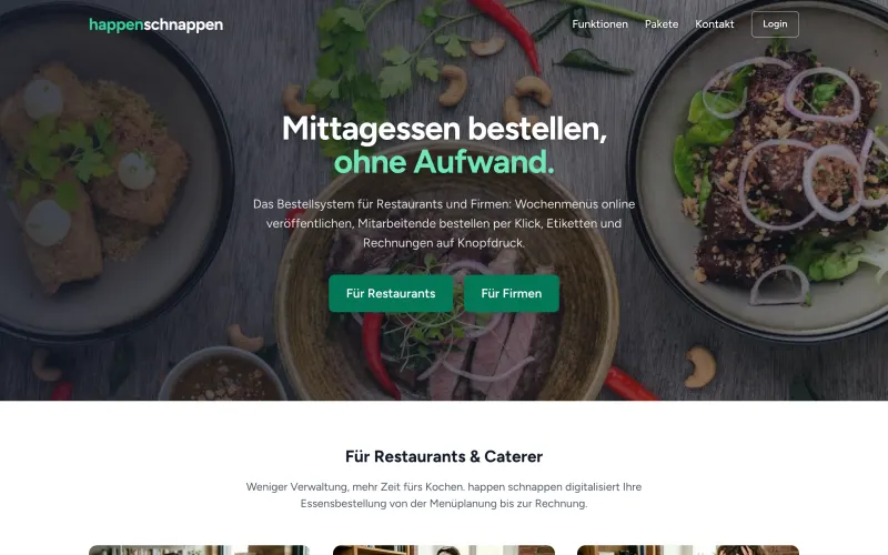 Screenshot von happenschnappen.at