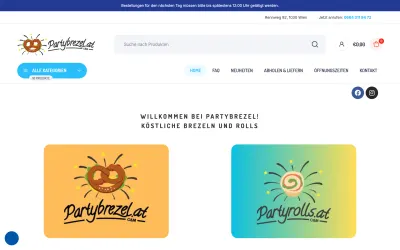 Screenshot partybrezel.at